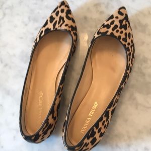 Women’s shoes. Ballet flat leopard print